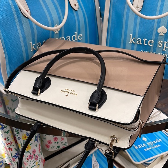 Kate Spade Madison Colorblock Saffiano Leather Medium Satchel
Tstd Hazelnut
NWT - Picture 14 of 16